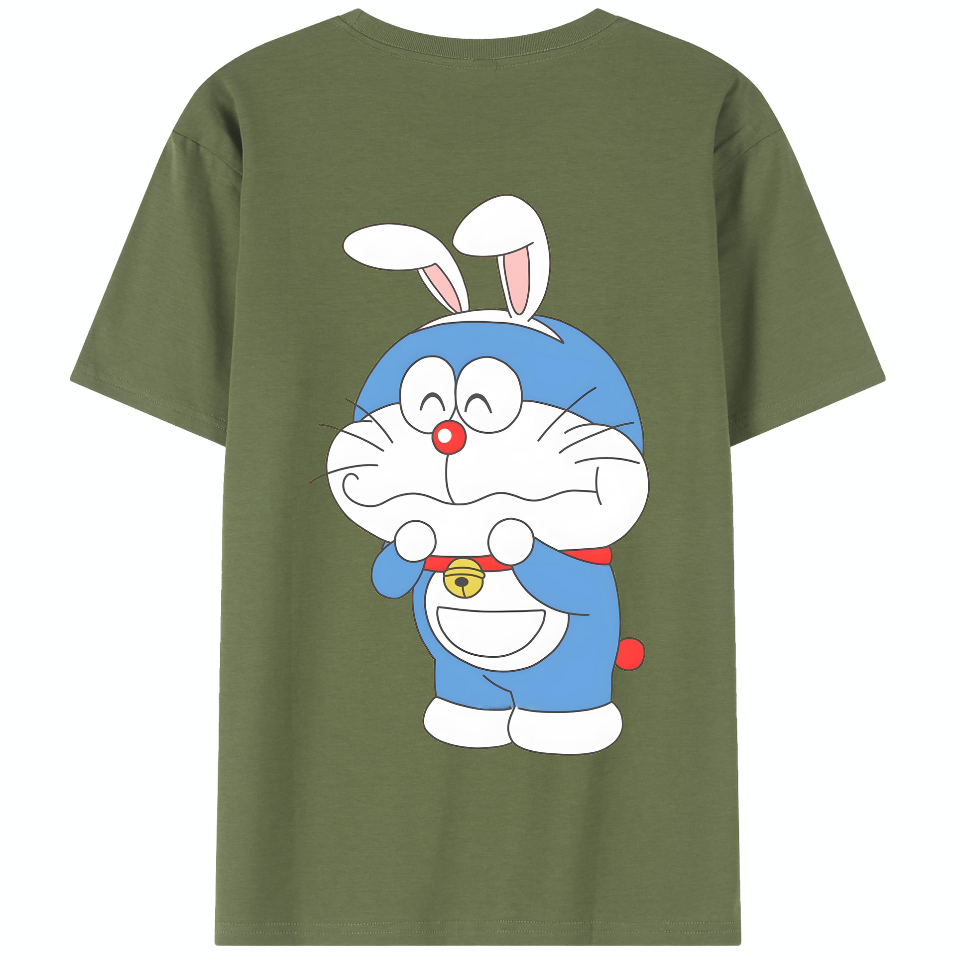 （画像用） ドラえもん Doraemon 綿100％半袖Tシャツ（背面プリント）